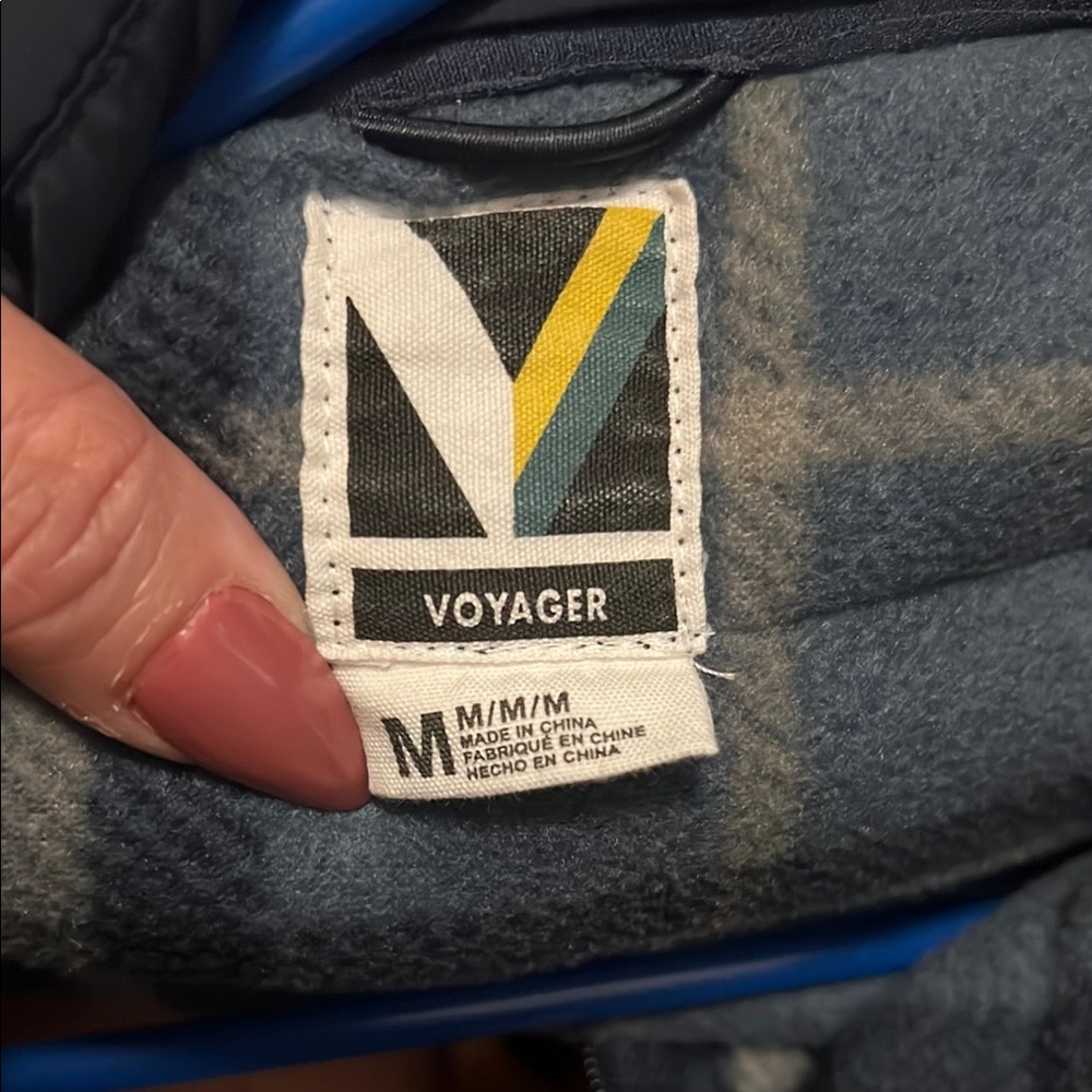 Voyager Men's Puffer Jacket - Blue